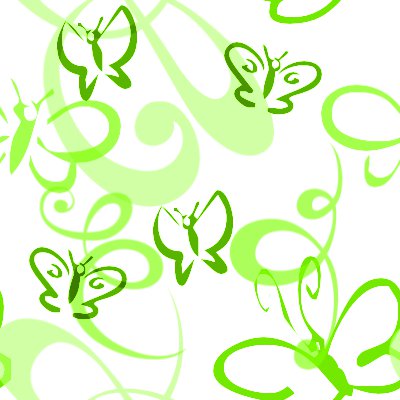 Click to get the codes for this image. Butterflies And Swirls Seamless Background Lime, Butterflies, Green Background Wallpaper Image or texture free for any profile, webpage, phone, or desktop